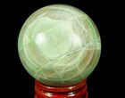 Polished Garnierite Sphere - Madagascar #78984-1